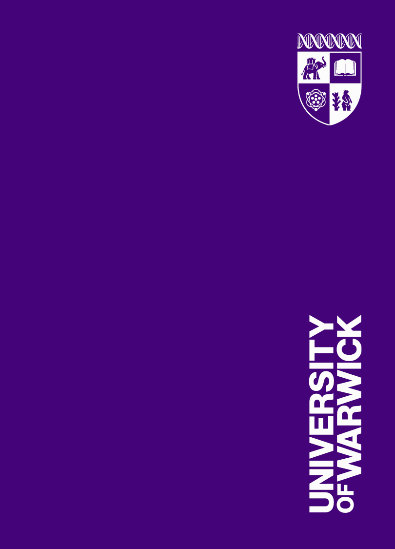 Brand logo set on colour background - purple
