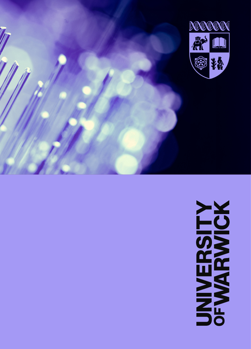 Wordmark and image split usage on lavender background